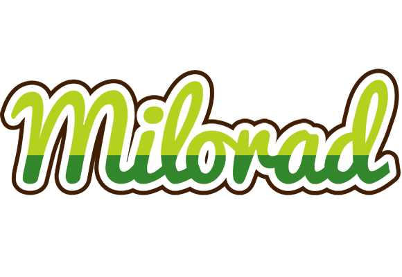 Milorad golfing logo