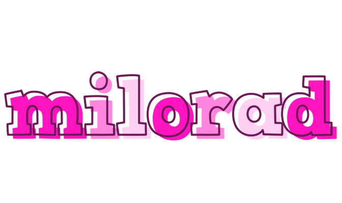 Milorad hello logo