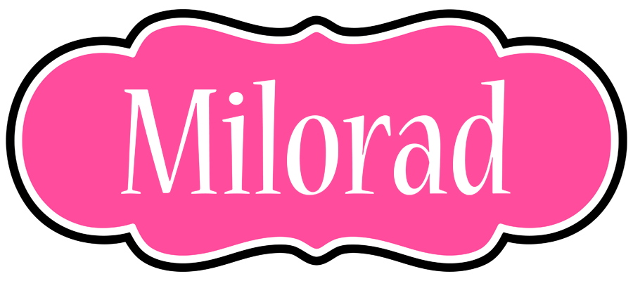 Milorad invitation logo