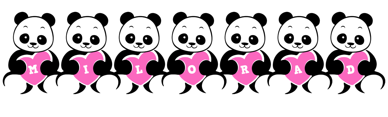 Milorad love-panda logo