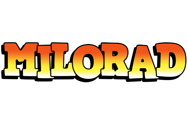 Milorad sunset logo