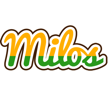Milos banana logo