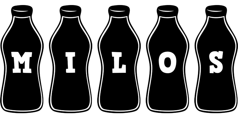 Milos bottle logo