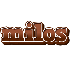 Milos brownie logo