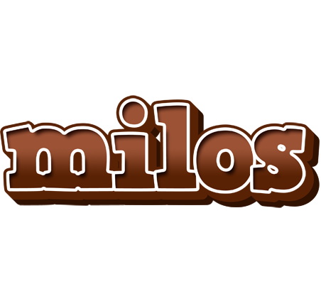 Milos brownie logo