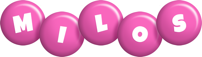 Milos candy-pink logo