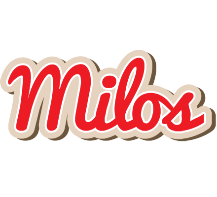 Milos chocolate logo