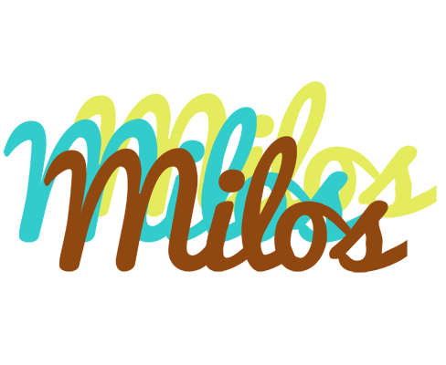 Milos cupcake logo
