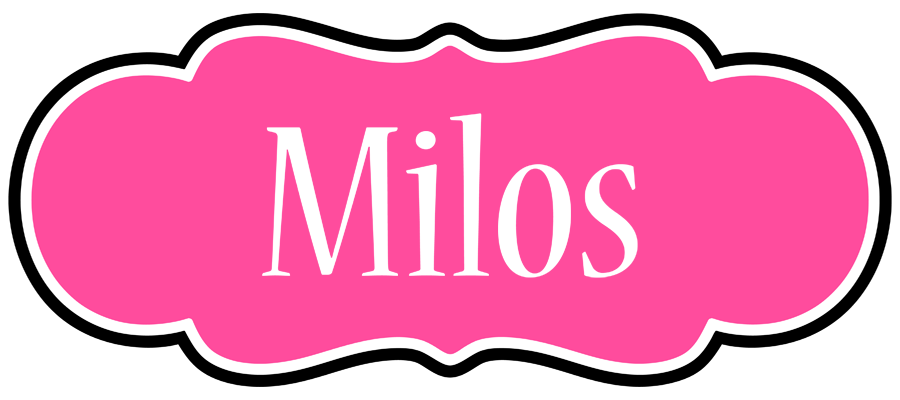 Milos invitation logo