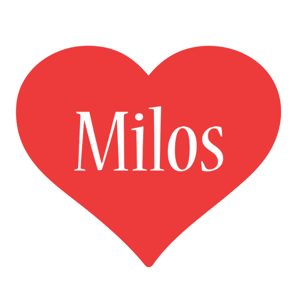 Milos love logo