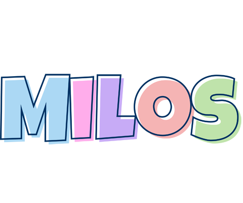 Milos pastel logo
