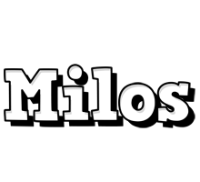 Milos snowing logo