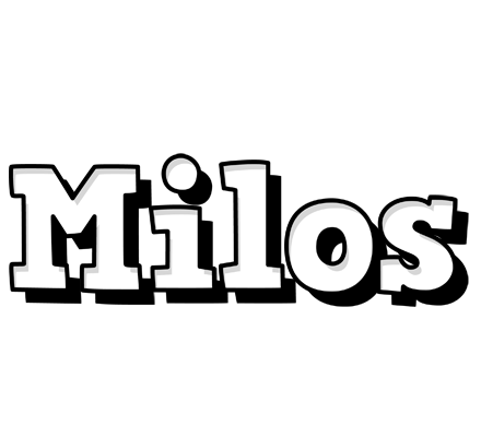 Milos snowing logo