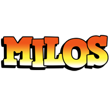 Milos sunset logo