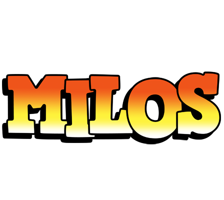 Milos sunset logo