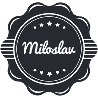 Miloslav badge logo