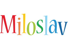 Miloslav birthday logo