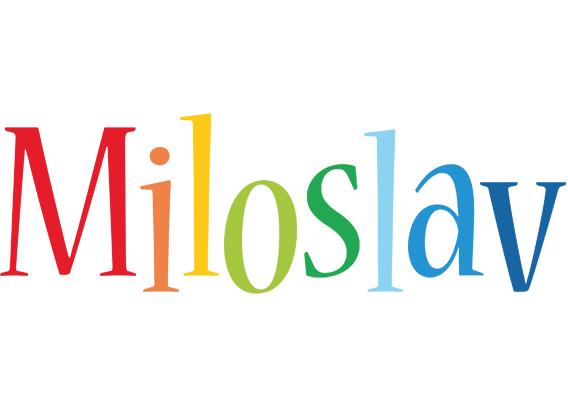 Miloslav birthday logo