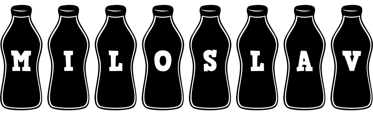 Miloslav bottle logo