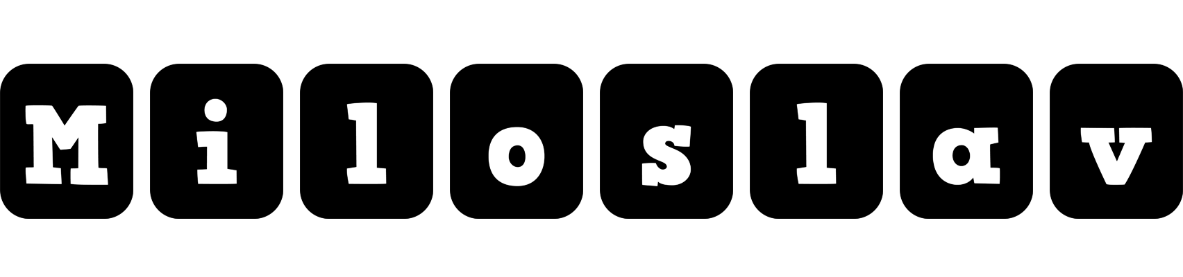 Miloslav box logo