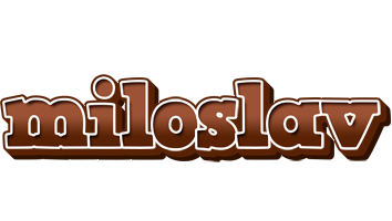 Miloslav brownie logo