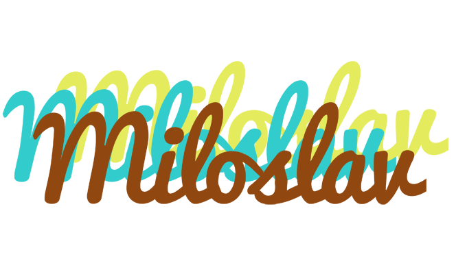 Miloslav cupcake logo