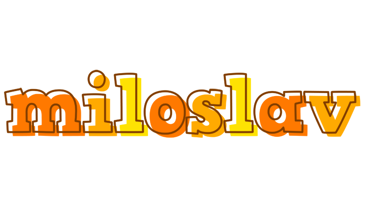 Miloslav desert logo
