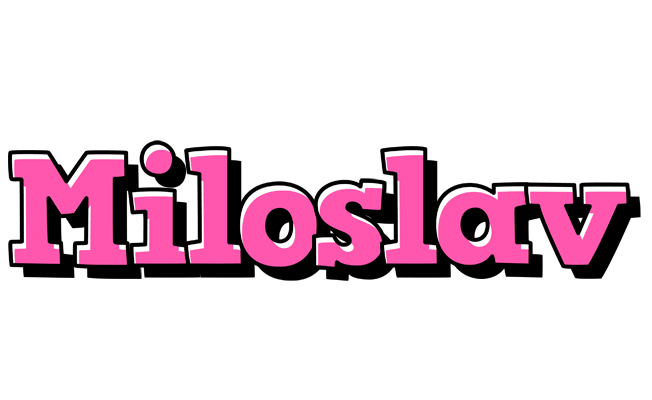 Miloslav girlish logo