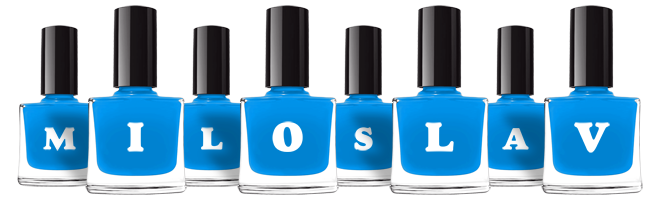 Miloslav glossy logo
