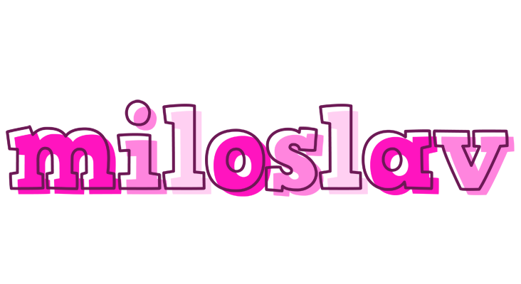 Miloslav hello logo