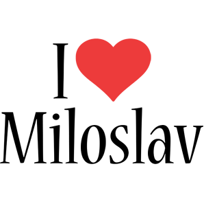 Miloslav i-love logo