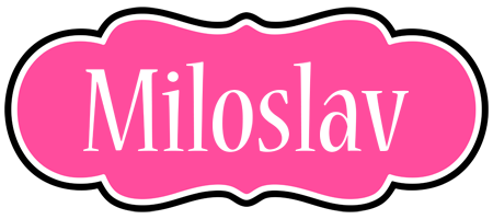 Miloslav invitation logo