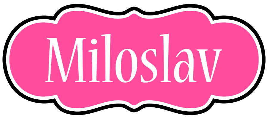Miloslav invitation logo
