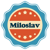 Miloslav labels logo