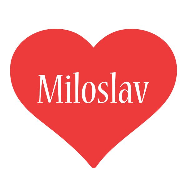 Miloslav love logo