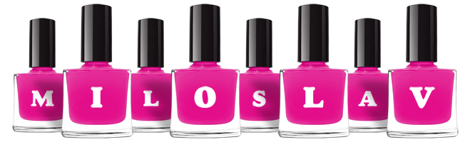 Miloslav nails logo