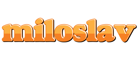 Miloslav orange logo