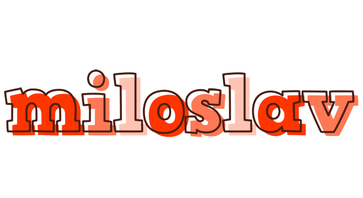 Miloslav paint logo