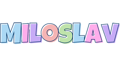 Miloslav pastel logo