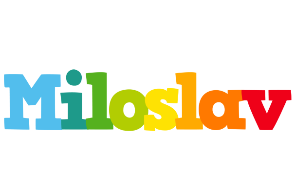 Miloslav rainbows logo