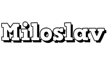Miloslav snowing logo