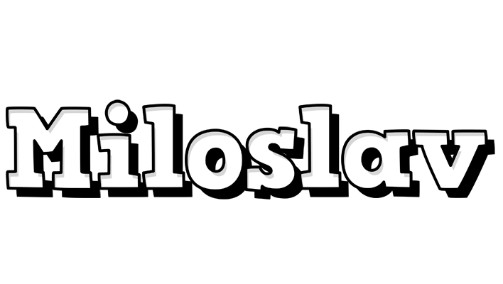 Miloslav snowing logo