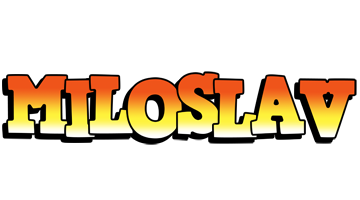 Miloslav sunset logo
