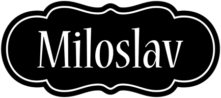 Miloslav welcome logo