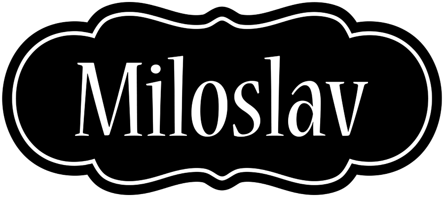 Miloslav welcome logo