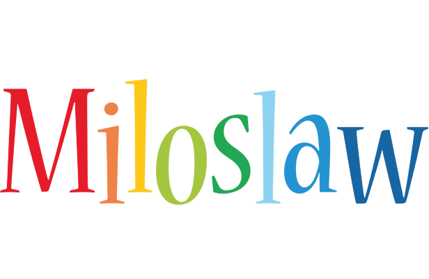Miloslaw birthday logo