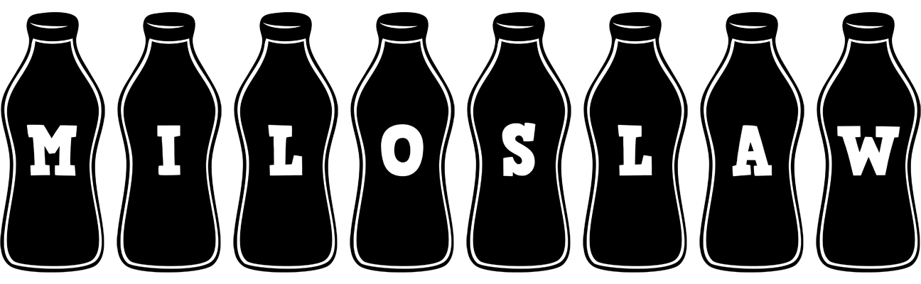 Miloslaw bottle logo