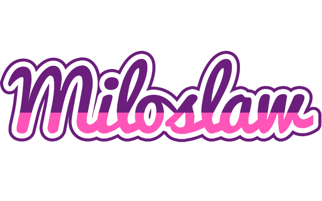 Miloslaw cheerful logo