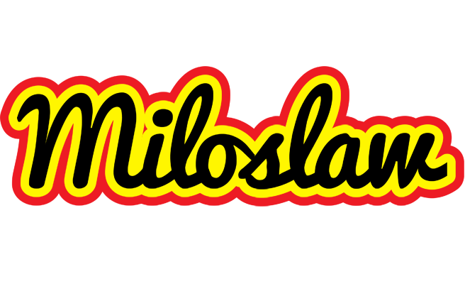 Miloslaw flaming logo