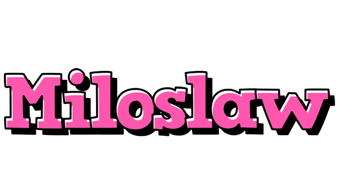 Miloslaw girlish logo